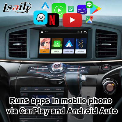 Nissan CarPlay Interface with Android Auto, YouTube, Spotify for Elgrand,Patrol , Armada, Pathfinder