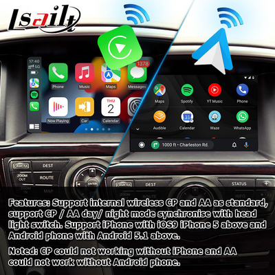 Wireless Carplay Android auto Navigation Box For Nissan Pathfinder R52 2017-2021