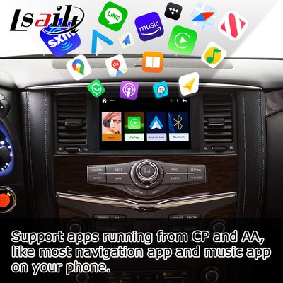 Nissan Patrol Y62 wireless carplay android auto OEM style upgrade by Lsailt