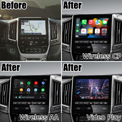 Toyota Land Cruiser LC200 OEM style wireless carplay android auto multimedia interface upgrade