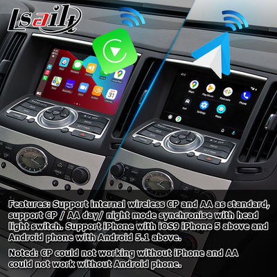 Plug And Play Infiniti G37 G25 Q40 wireless carplay android auto module video interface box Navihome