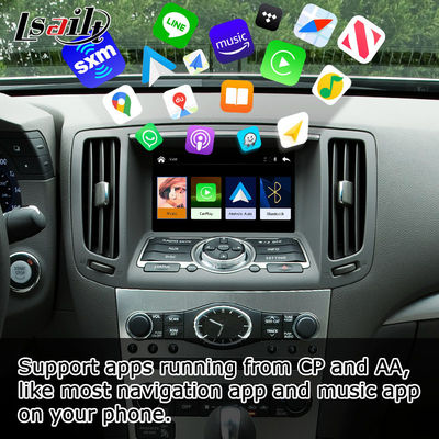 Plug And Play Infiniti G37 G25 Q40 wireless carplay android auto module video interface box Navihome