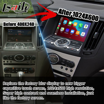 Plug And Play Infiniti G37 G25 Q40 wireless carplay android auto module video interface box Navihome