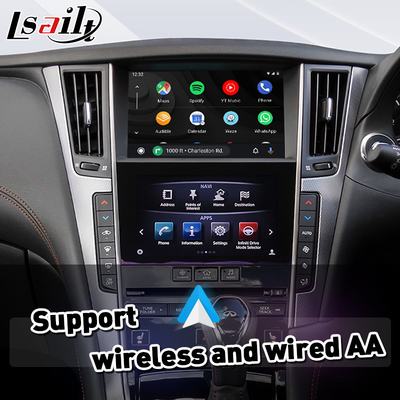 Lsailt Wireless Android Auto Carplay Interface for Infiniti Q50 Q60 Q50s 2015-2020