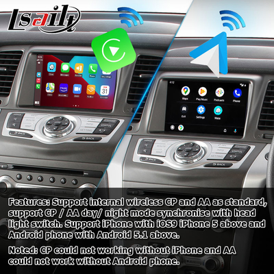 Nissan Murano Z51 Wireless Carplay Android Auto multimedia HD screen upgrade