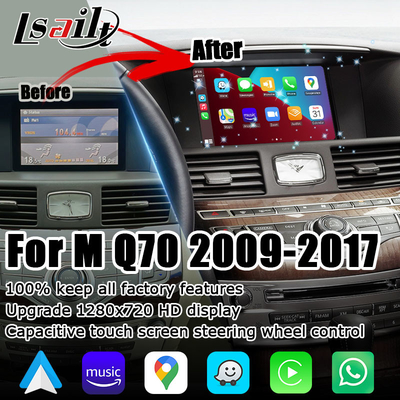 Infiniti M35 M25 Q70 Q70L wireless Carplay Android Auto HD touch screen upgrade