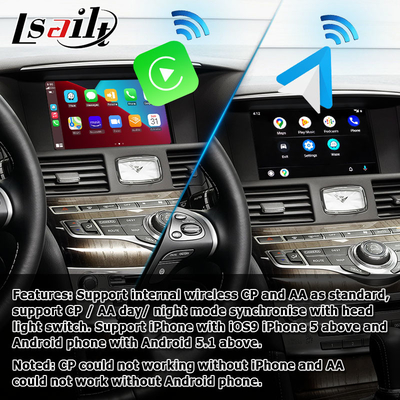 Infiniti M35 M25 Q70 Q70L wireless Carplay Android Auto HD touch screen upgrade