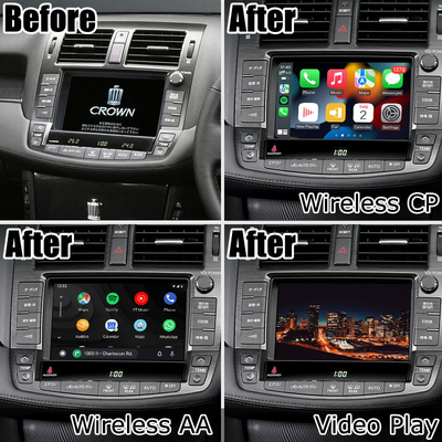 Toyota Crown S200 GRS204 URS206 UZS207 Athlete Majesta 2008-2012 Wireless carplay android auto OEM style upgrade