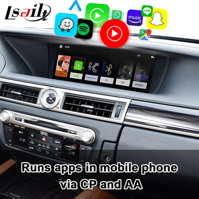 Wireless CarPlay Interface for Lexus GS300h GS200t with Android Auto, support Joystick Remote Control