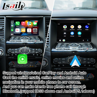 Wireless Apple CarPlay Android Auto Interface Original Screen Upgrade For Infiniti FX Q QX