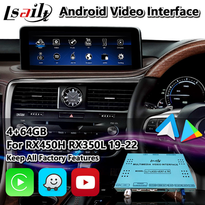 Lsailt Lexus Video Interface Android System for RX RX450h RX350L RX450hL RX300 RX350 2019-2022