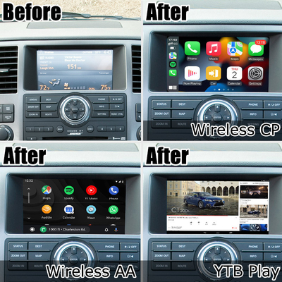 Android video interface carplay android auto box for Nissan Armada TA60 2008-2015