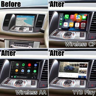 Nissan Teana J32 Android video interface with wireless carplay android auto integrate