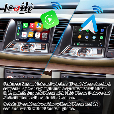 Nissan Teana J32 Android video interface with wireless carplay android auto integrate