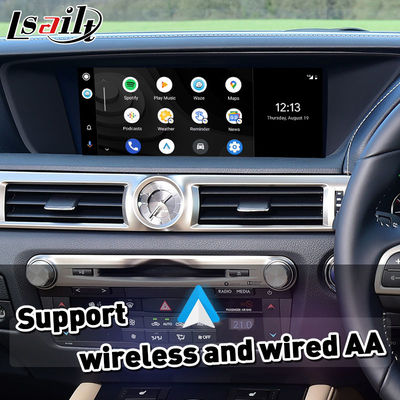 Lsailt Wireless Android Auto Carplay Interface for Lexus GS300h GS200t GS350 GS450h GSF GS L10 2016-2020