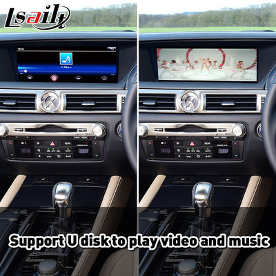 Lsailt Wireless Android Auto Carplay Interface for Lexus GS300h GS200t GS350 GS450h GSF GS L10 2016-2020