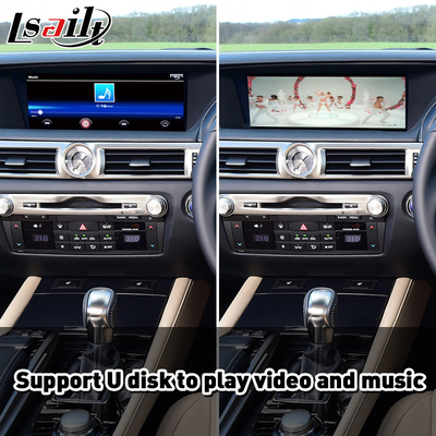 Wireless Android Auto Carplay Interface for Lexus GS300h GS200t GS350 GS450h GSF GS L10 2016-2020