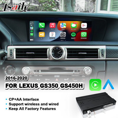 Android Auto & Carplay Interface for Lexus GS 350 200t 300h 450h AWD F Sport 2016-2020