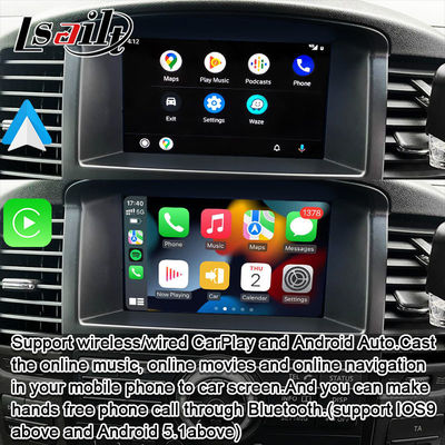 Wireless Apple Carplay Interface for Pathfinder R51 D40 Navara 08IT with Android Auto, Bluetooth, WiFi, YouTube Music