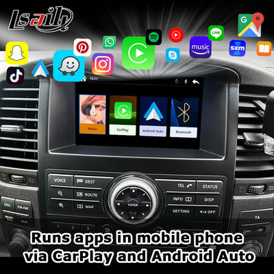 Wireless Apple Carplay Interface for Pathfinder R51 D40 Navara 08IT with Android Auto, Bluetooth, WiFi, YouTube Music