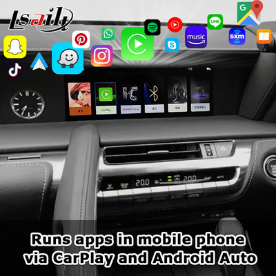 Wireless CarPlay Interface Integrated OEM Screen for Lexus LX570 LX460d 2016-2021 Android Auto Video Interface