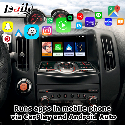 Lsailt Carplay Interface Box for Nissan 370Z 2010-2020 Android Auto Support Voice Command, Steering Control