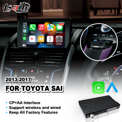 Wireless CP AA Android Auto Carplay Interface for Toyata SAI G S AZK10 2013-2017