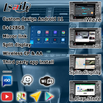 Toyota Crown GRS204 URS206 UZS207 S200 Android wireless Carplay Android Auto 8+128GB powered by Qualcomm