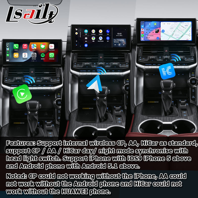 Toyota Land Cruiser LC300 upgrade factory style Android video interface carplay android auto