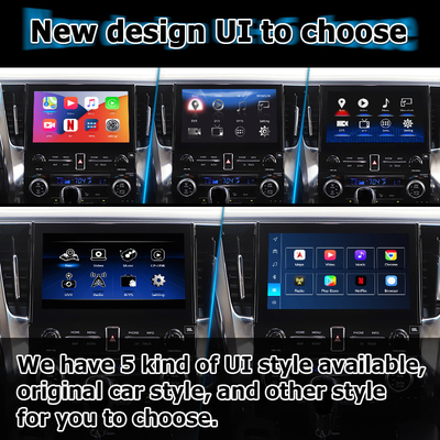 Toyota Alphard Vellfire AH30 series Android Carplay interface box Qualcomm 6125 8+128GB