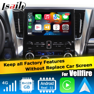 Toyota Alphard Vellfire AH30 series Android Carplay interface box Qualcomm 6125 8+128GB