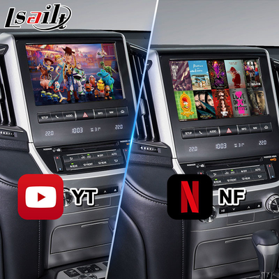 Lsailt Android Multimedia Video Interface for 2016-2021 Toyota Land Cruiser LC 200 GXL VX VXR VX-R Sahara LC200