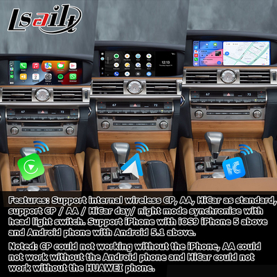 Lexus LS460L LS600hL android 11 carplay video interface base on Qualcomm 8+128GB
