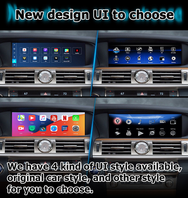 Lexus LS460L LS600hL android 11 carplay video interface base on Qualcomm 8+128GB