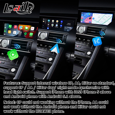 Lexus IS300 IS200t IS350 Android 11 video interface carplay android auto box base on Qualcomm