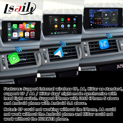 Lexus CT200h Android 11 video interface carplay android auto base on Qualcomm 8+128GB