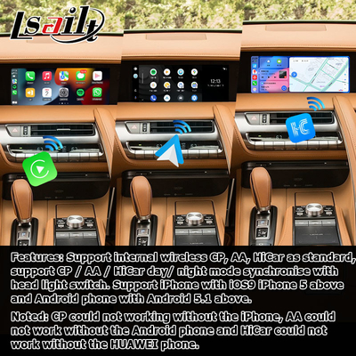 Lexus LC500 LC500h Android carplay video interface base on qualcomm 6125 8+128GB