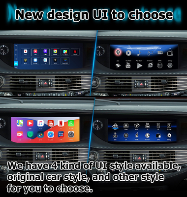 Lexus LS500 LS500h upgrade Android 11 carplay video interface 8+128GB keep all factory features