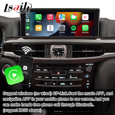 Lexus Video Interface Android CarPlay Box for Lexus LX570 12.3 Inches Equipped with YouTube, NetFix, Google Play