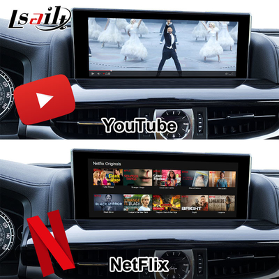 Lsailt Android CarPlay Interface for Lexus LX LX570 LX460D 2013-2021 Support YouTube, NetFlix, Head Rest Screen