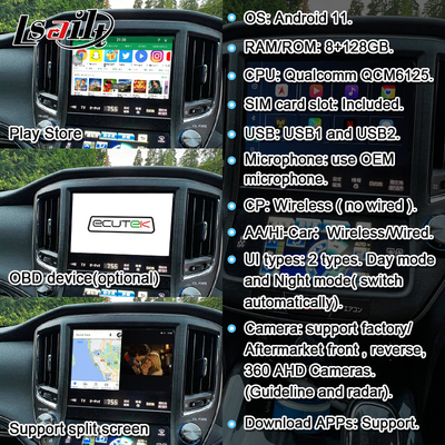 Lsailt Android CarPlay Interface for Toyota Crown AWS210 GRS210 Athlete Majesta 2013-2017, Car Navigation Box