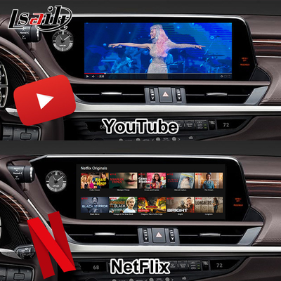 Lsailt Android CarPlay Interface for Lexus ES GS NX LX RX LS IS 2013-2021 With YouTube, NetFlix, Head Rest Screen