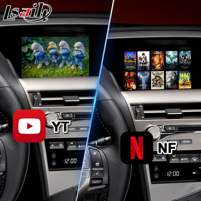 Lsailt 8+128GB Android Carplay Interface for 2012-2015 Lexus RX450H RX F Sport Mouse Control RX350 RX270