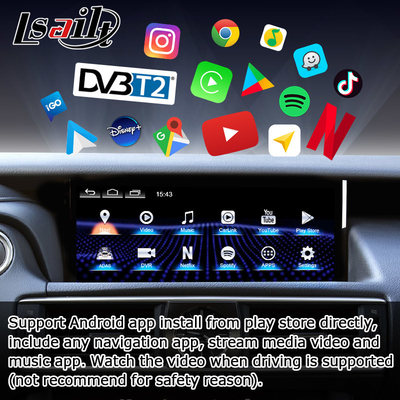 10.25 inches Android 8+128 Carplay android auto Screen upgrade HDMI For Lexus IS200t IS350 IS300