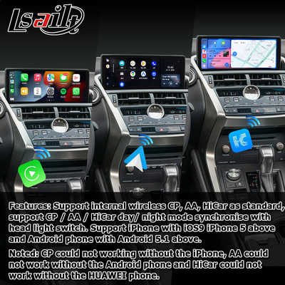Lexus NX200t 10.25 Touch Screen upgrade Hexa Processor Android Auto Wireless Carplay