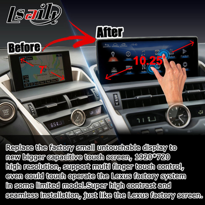 Lexus NX200t 10.25 Touch Screen upgrade Hexa Processor Android Auto Wireless Carplay