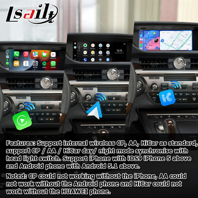 ES300h ES250 ES350 Lexus Android Screen upgrade Carplay Android Auto Dash Cam 10.25" Lsailt