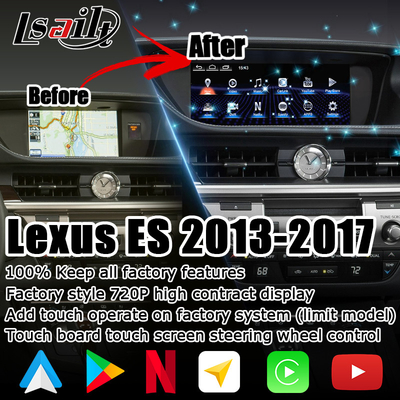 ES300h ES250 ES350 Lexus Android Screen upgrade Carplay Android Auto Dash Cam 10.25" Lsailt