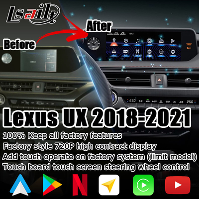 Android Carplay Lexus Touch Screen for UX200 UX250h DSP Adjustment android auto