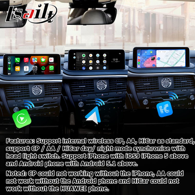 HD 12.3 Inches Android screen upgrade for Lexus RX350 RX450h Lsailt Android Auto Carplay